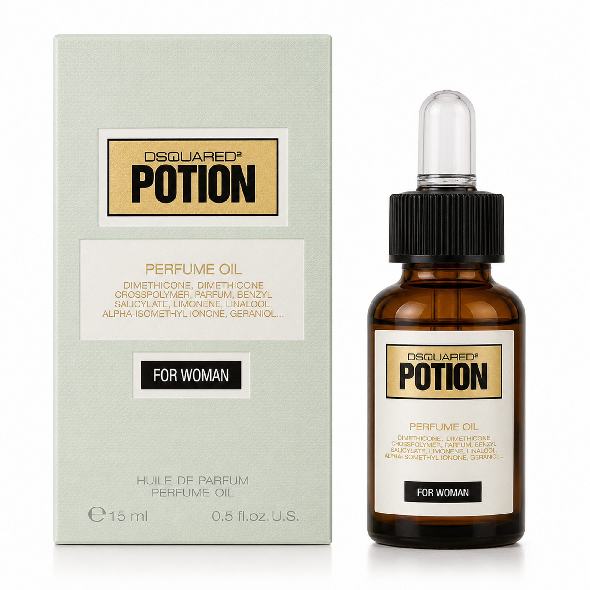 Huile parfumée Dsquared Potion pour femme 15 ml