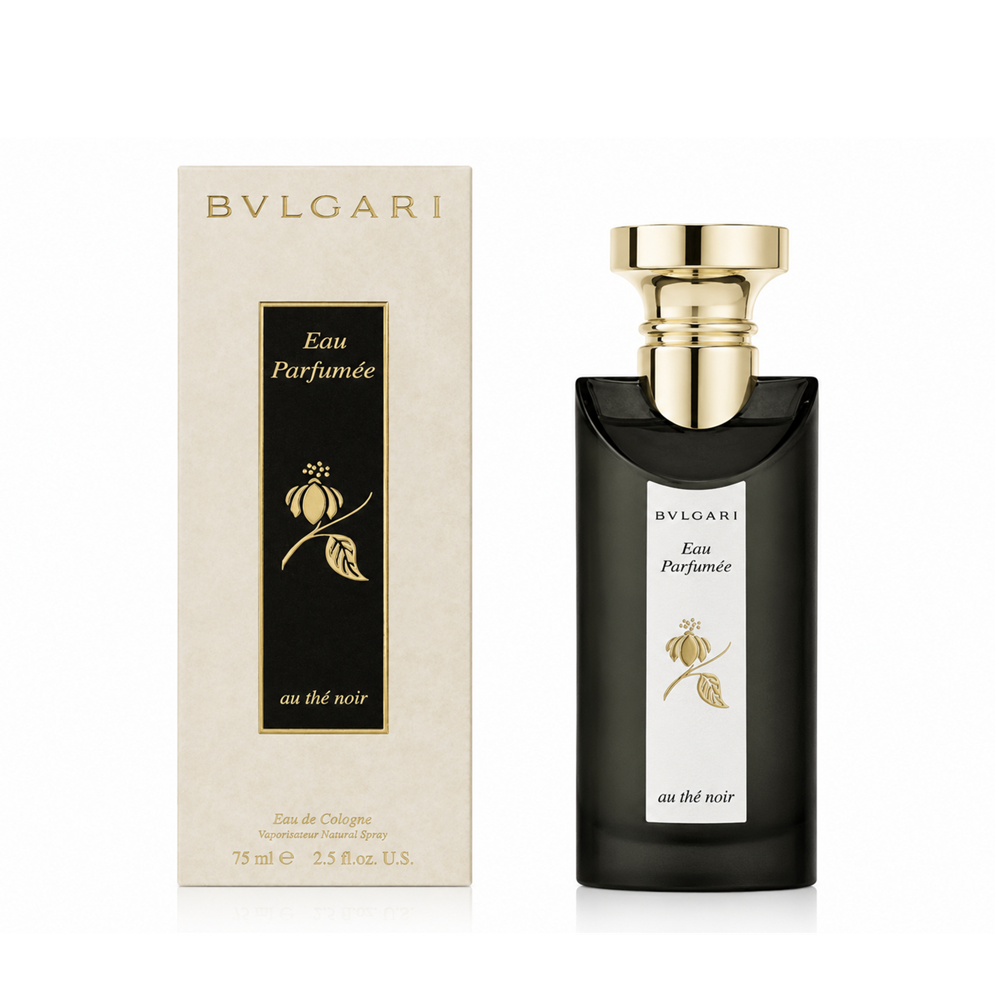 Bvlgari Eau parfumée Au Thé Noir Eau de Cologne Vaporisateur 75ml