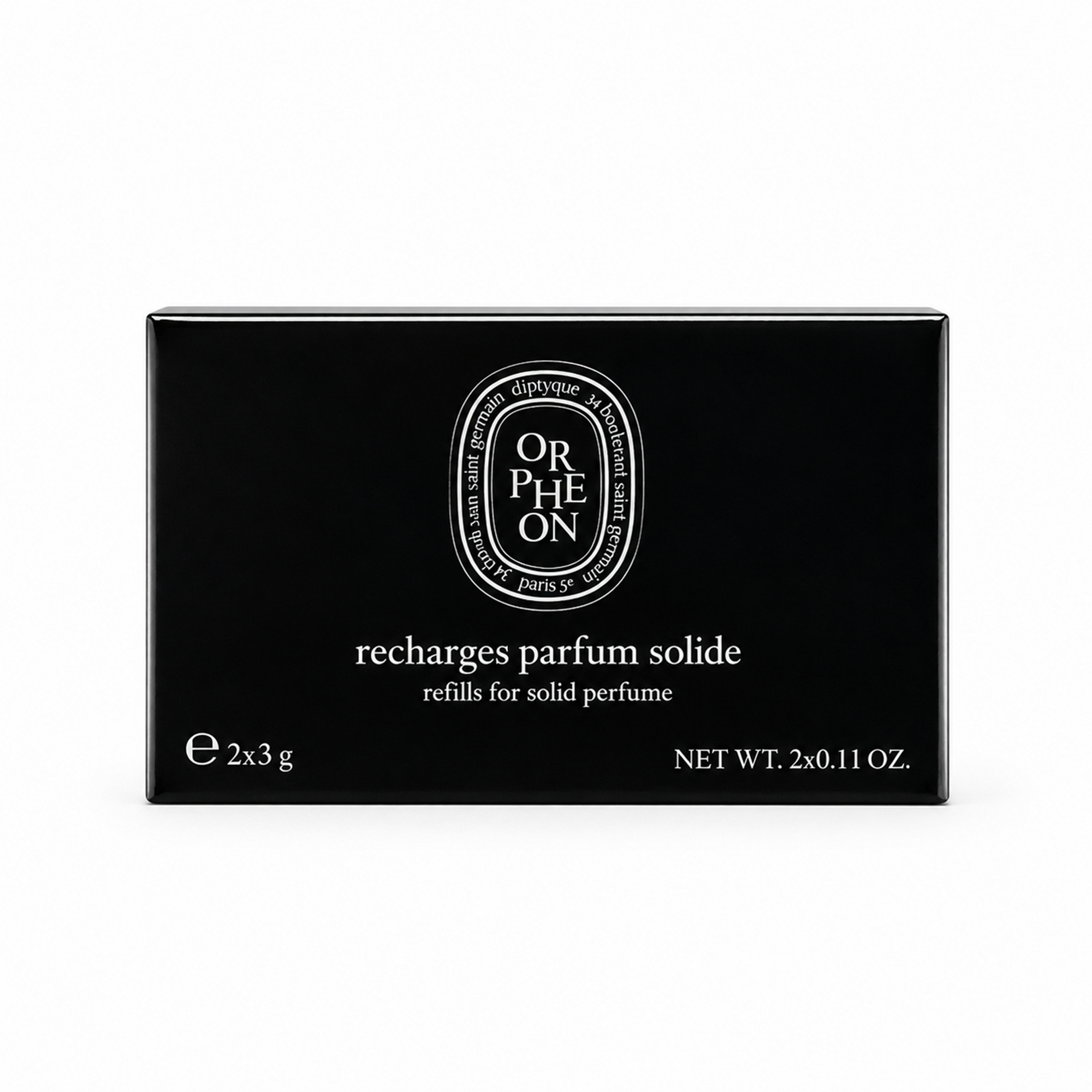 Diptyque Orphéon recharges parfum solide 2x3g