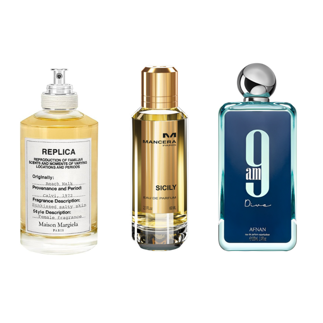 Lot d'essentiels pour la plage