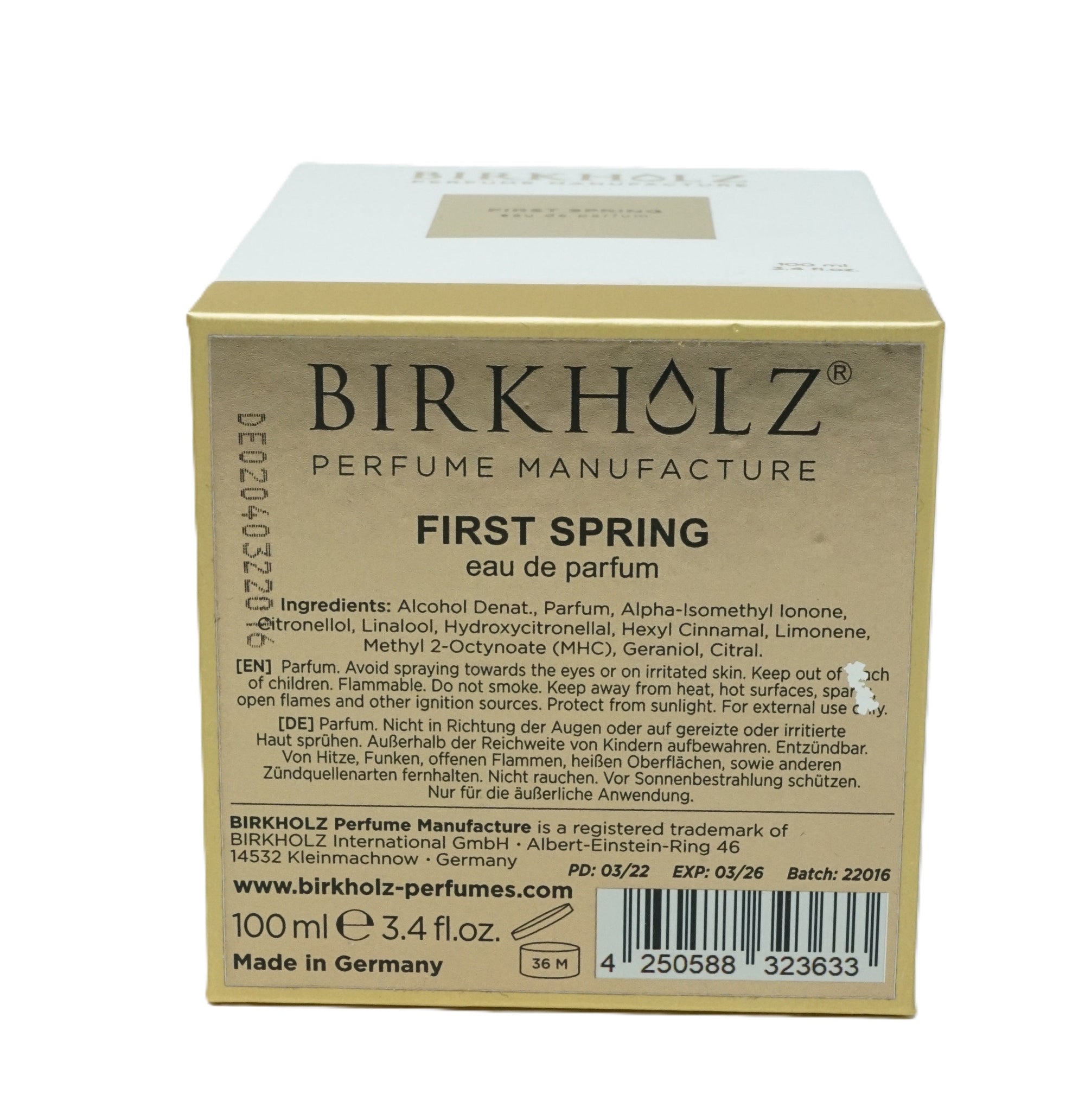 Birkholz First Spring Eau de Parfum 100ml