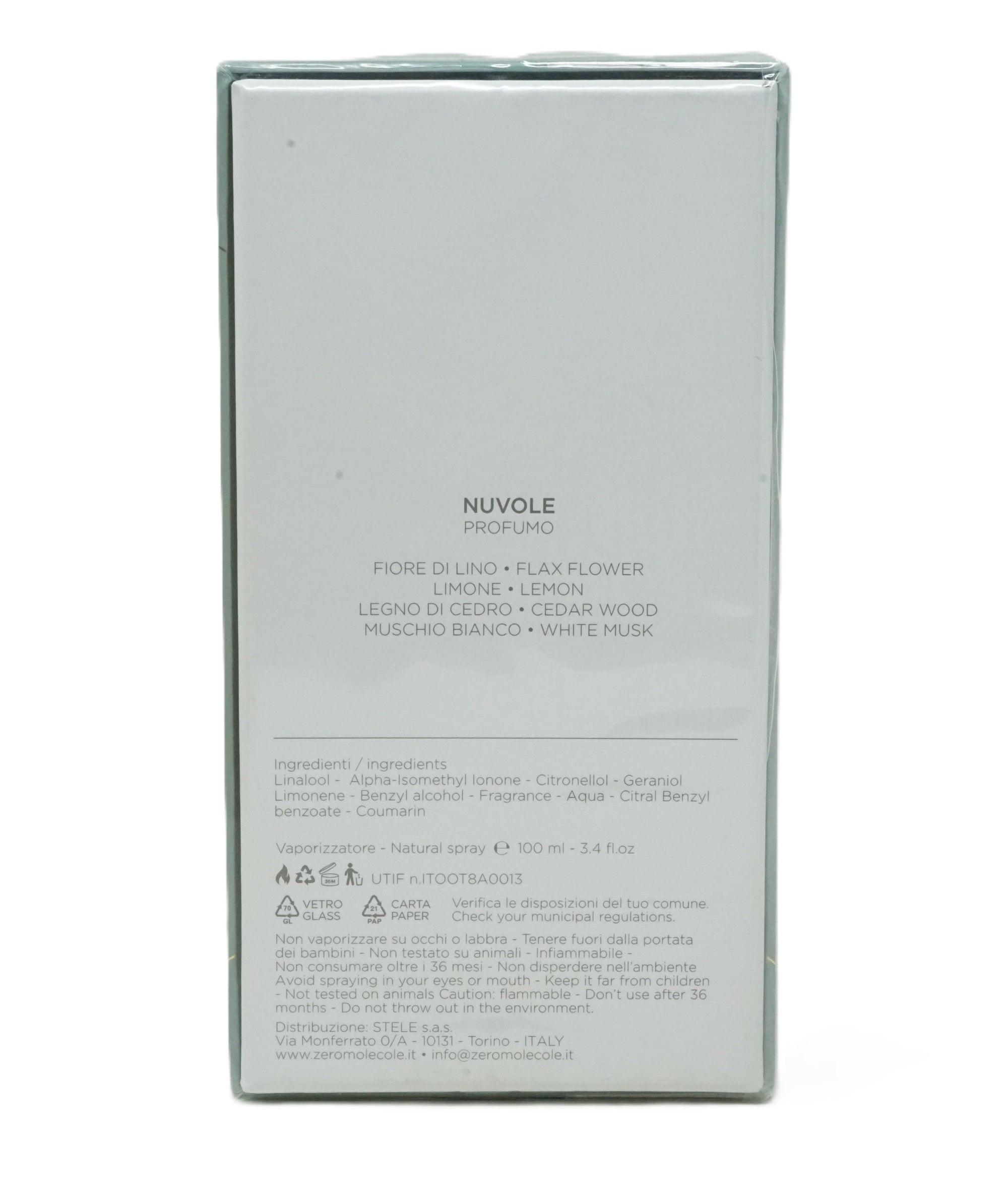 Zeromolecole Nuvole Eau de Toilette 100 ml