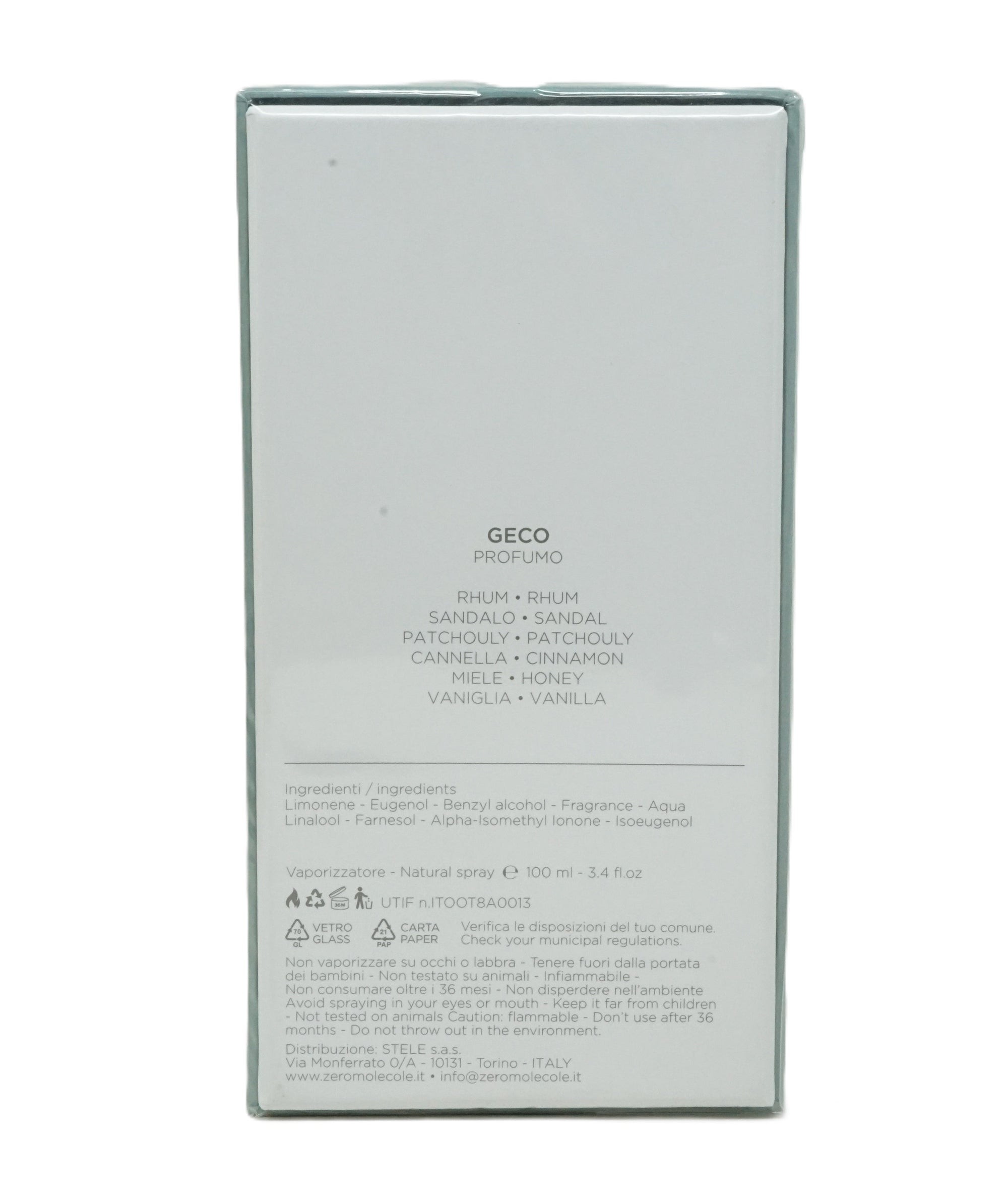 Zeromolecole Geco Eau de Toilette 100 ml