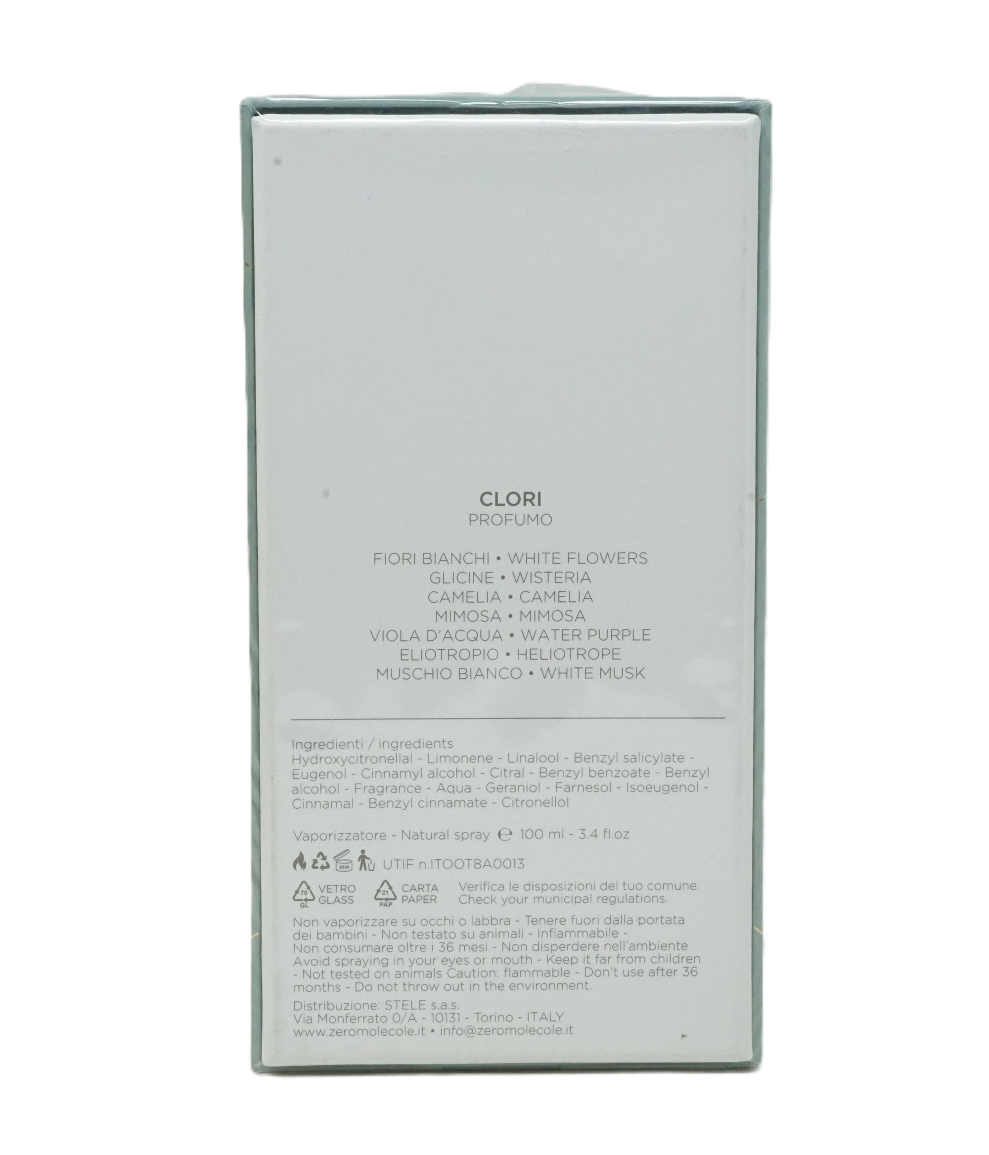 Zeromolecole Clori Eau de Toilette 100 ml