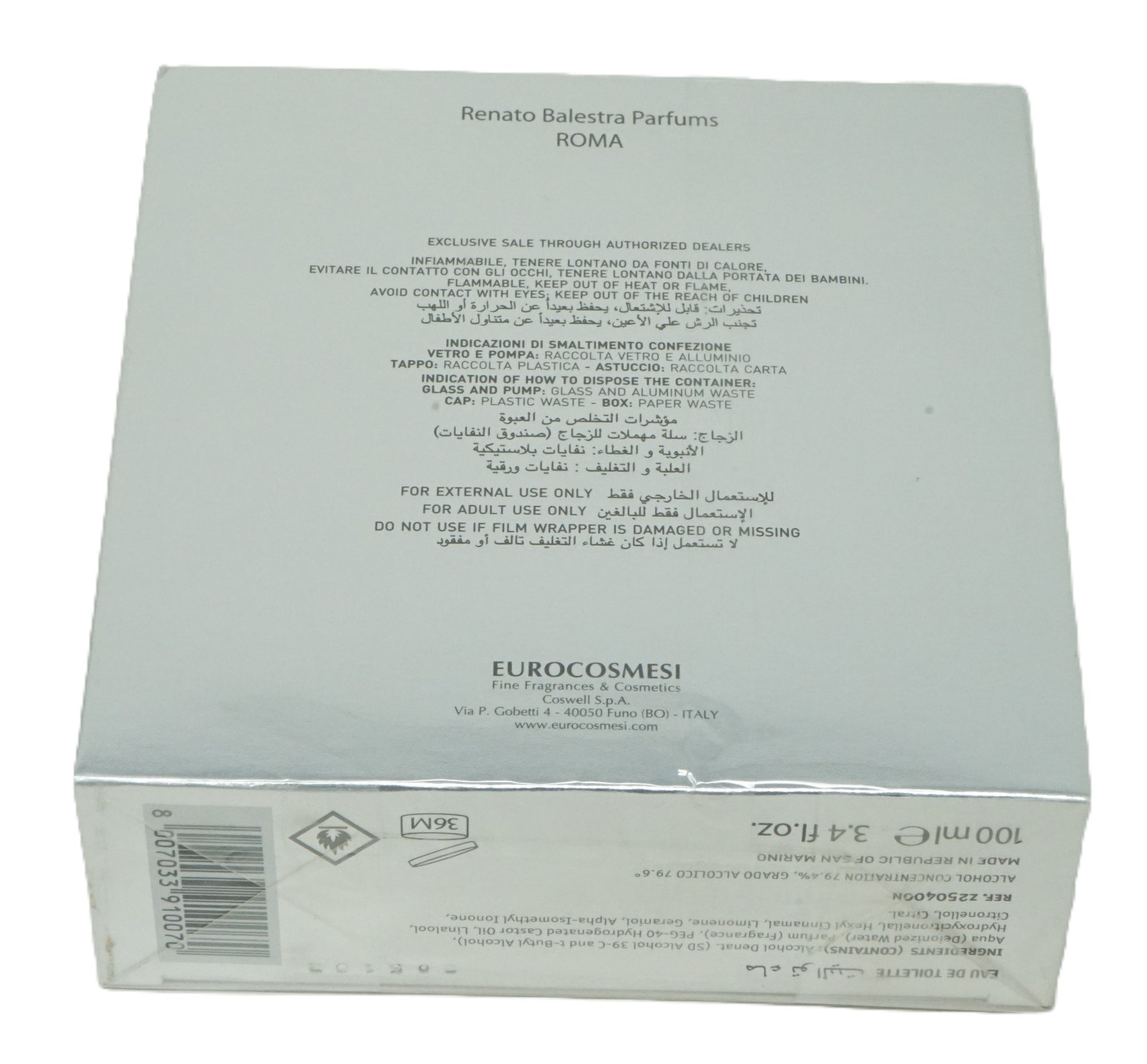 Renato Balestra Argento Eau de Toilette 100 ml