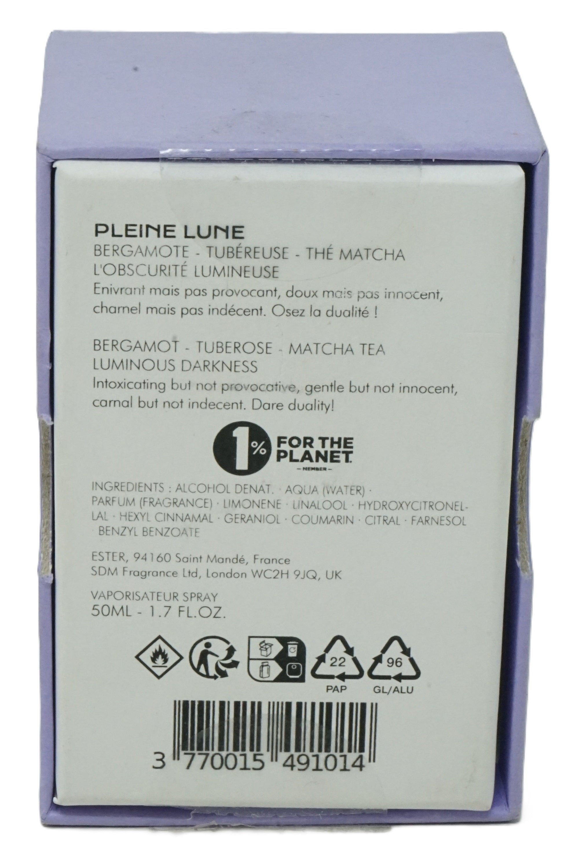 Bastille Pleine Lune Eau de Parfum Naturelle 50 ml