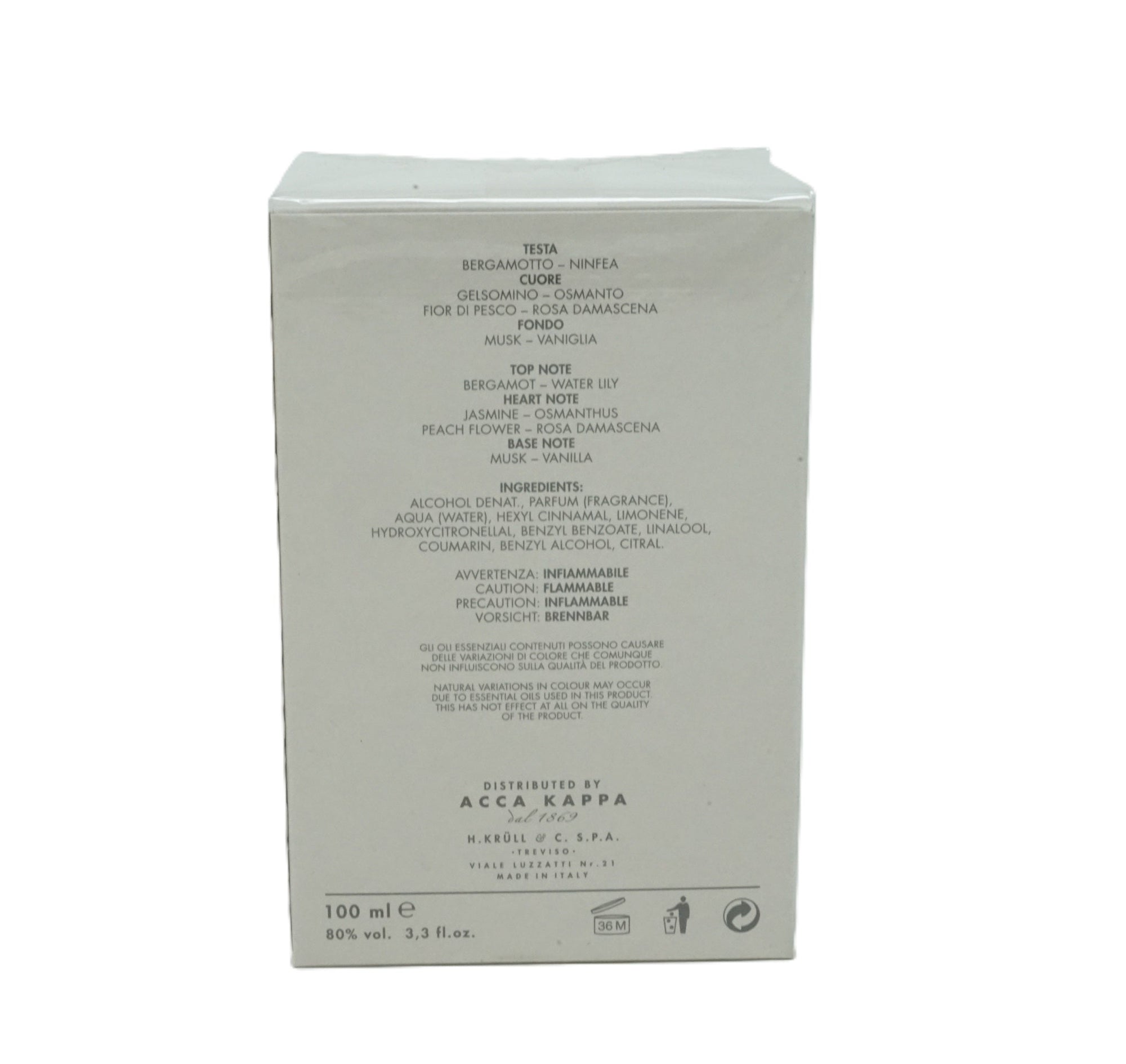 Acca Kappa Jasmin & Nénuphar Eau de Parfum 100 ml
