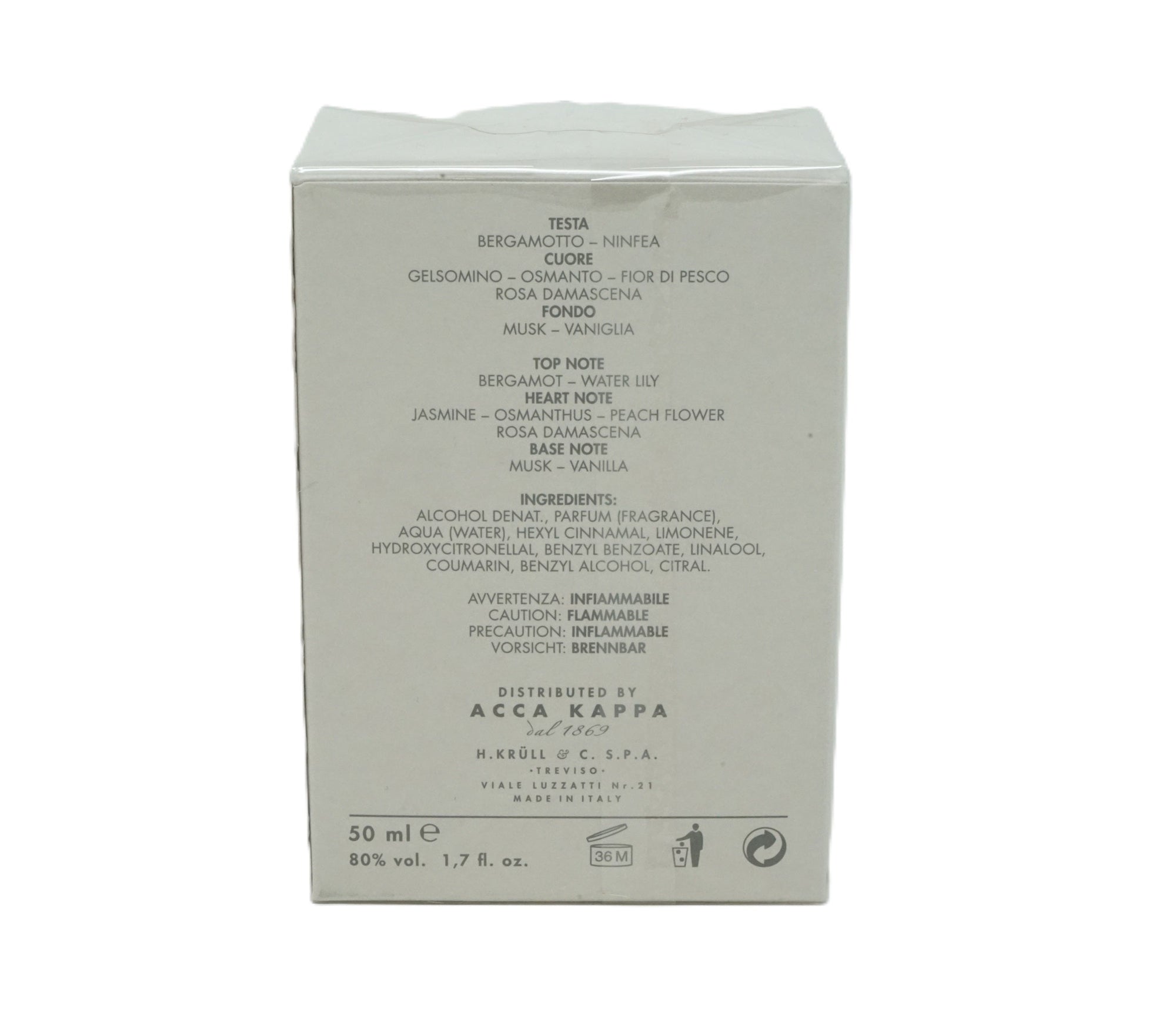 Acca Kappa Jasmin & Nénuphar Eau de Parfum 50 ml