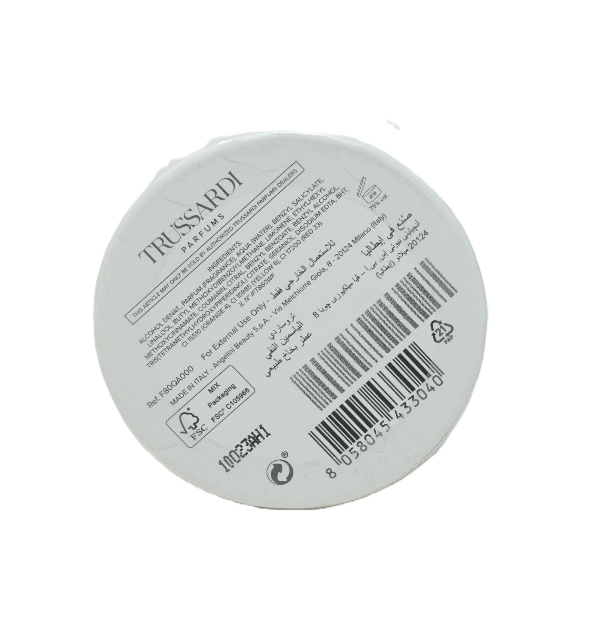 Trussardi Pure Jasmine Eau de Parfum Vaporisateur 30 ml