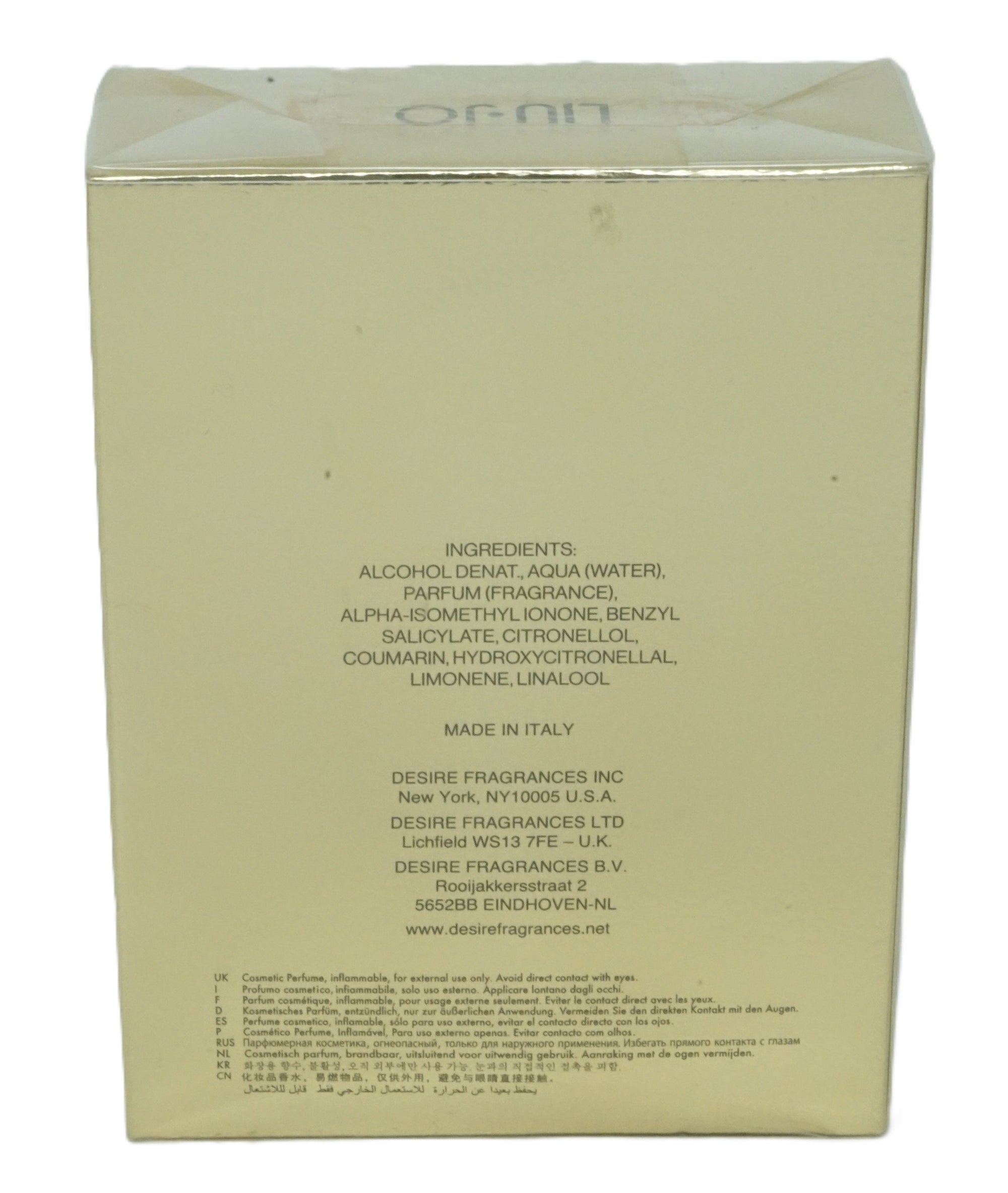 Liu Jo Gold Eau de Parfum Vaporisateur 75 ml