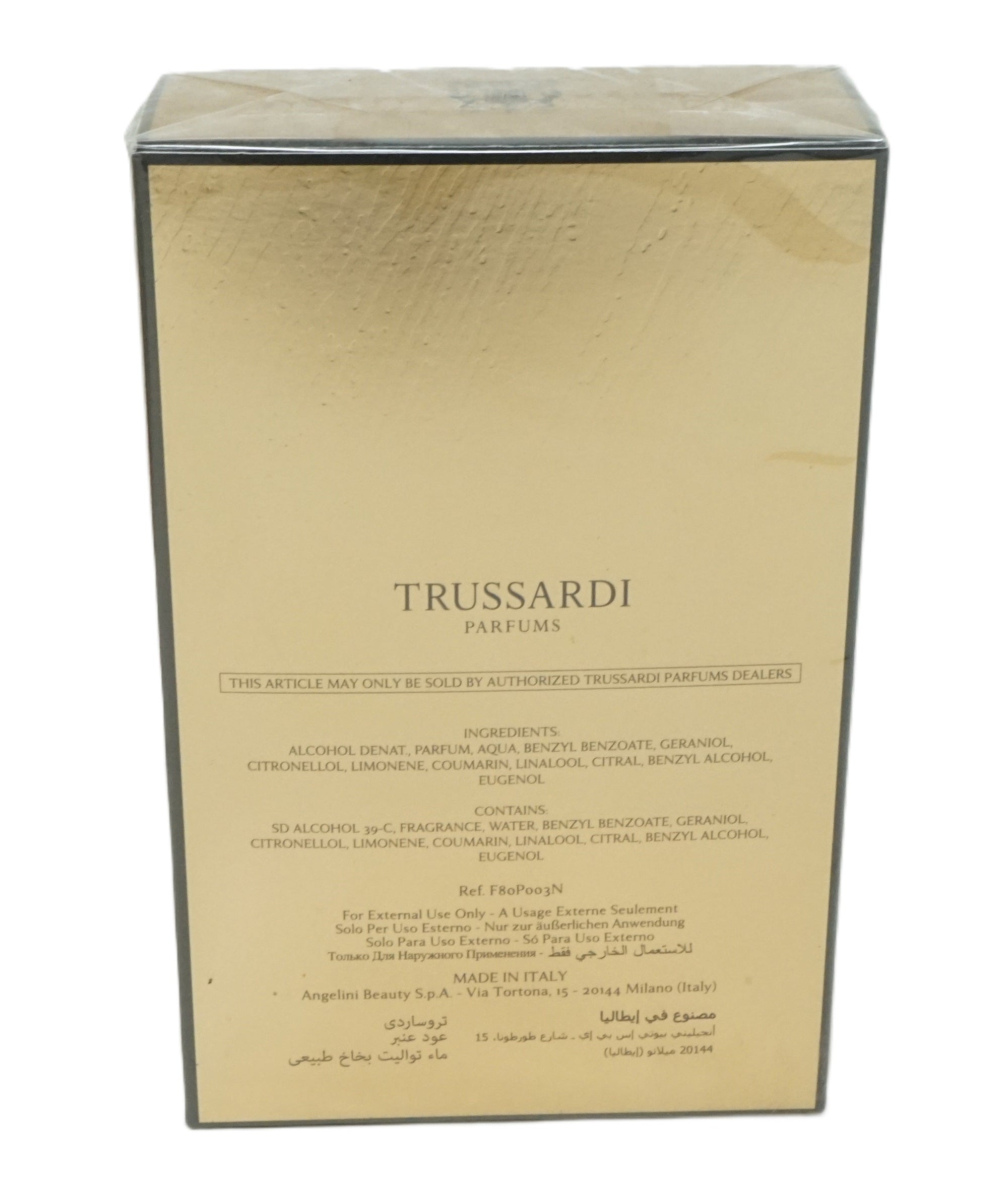 Trussardi Amber Oud Eau de Parfum Vaporisateur 100 ml