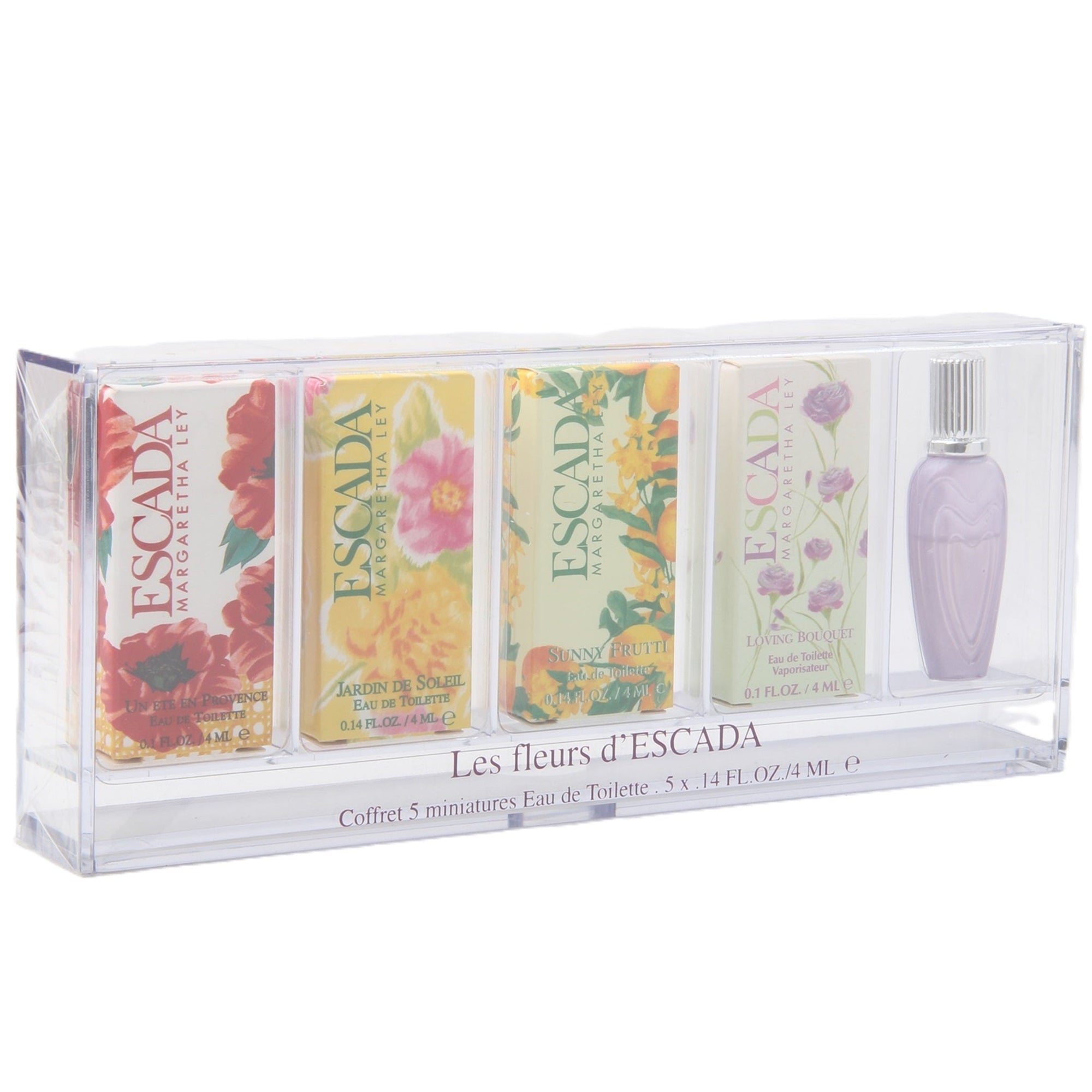 Escada Les Fleurs 5 miniatures Eau de Toilette 5x4ml