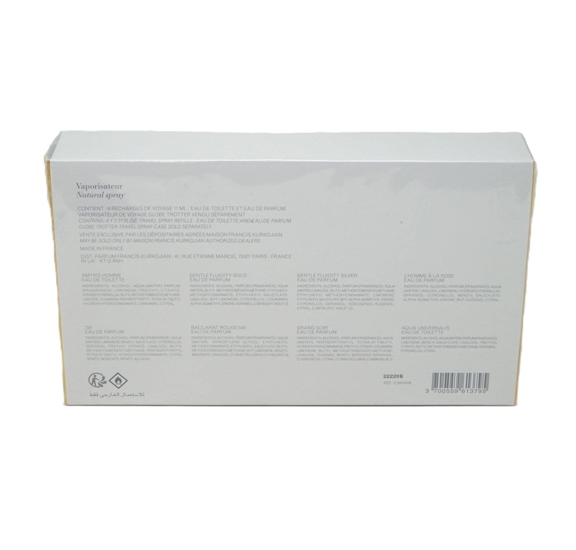 Maison Francis Kurkdjian Discovery Collection Pour Lui 8 x 11 ml